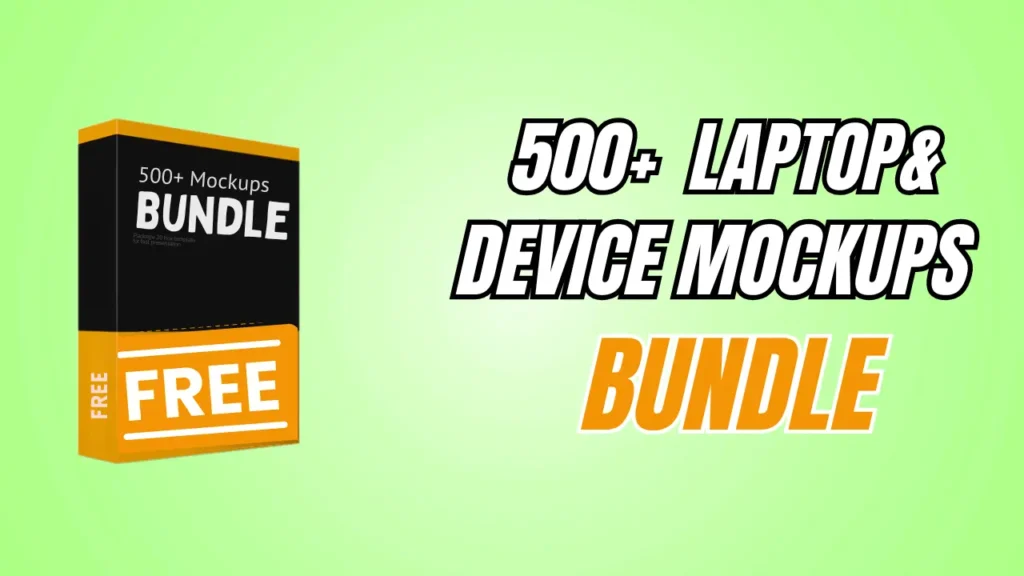 500+ Laptop and Device Mockups – Instant Access!
