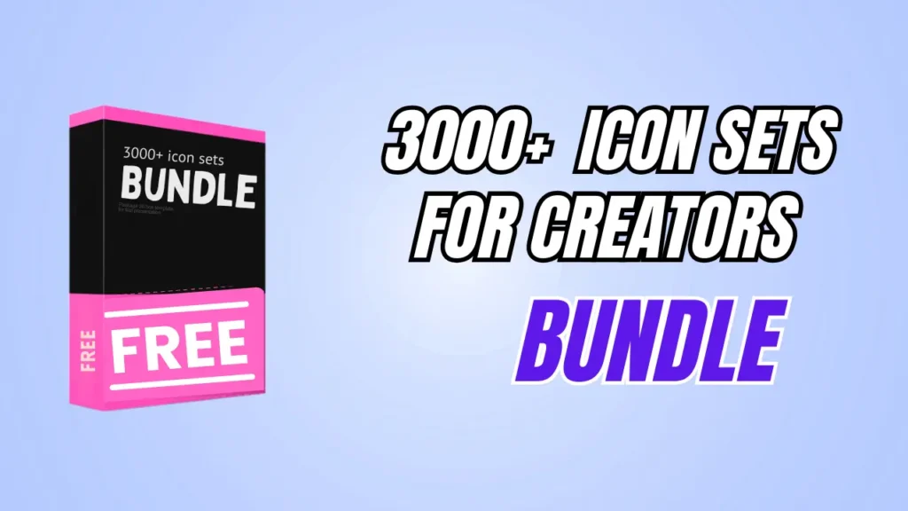 3000+ Icon Sets for Creators – Free Mega Bundle!